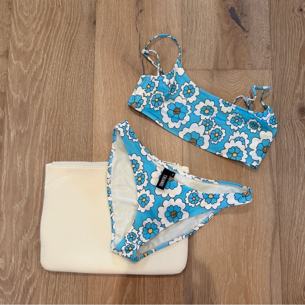 EUC - Triangl Flower Print Bikini